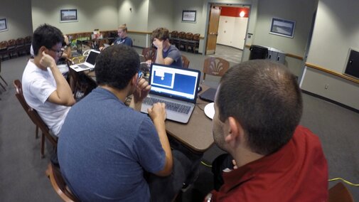 Working together on a computer